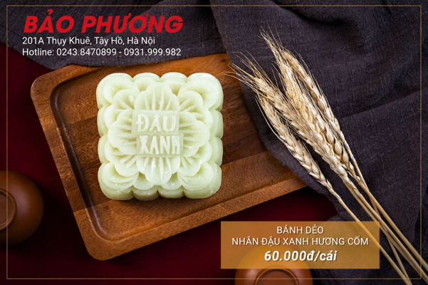 Bánh dẻo đậu xanh hương cốm
